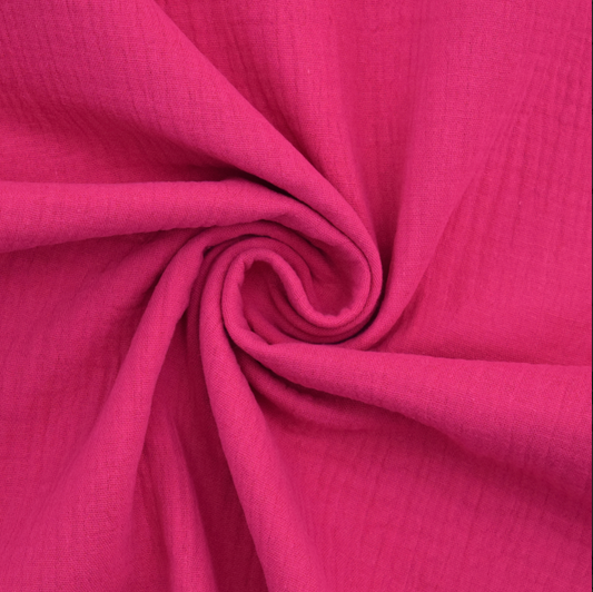 Fuchsia pink gauze