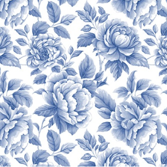 Blue peonies