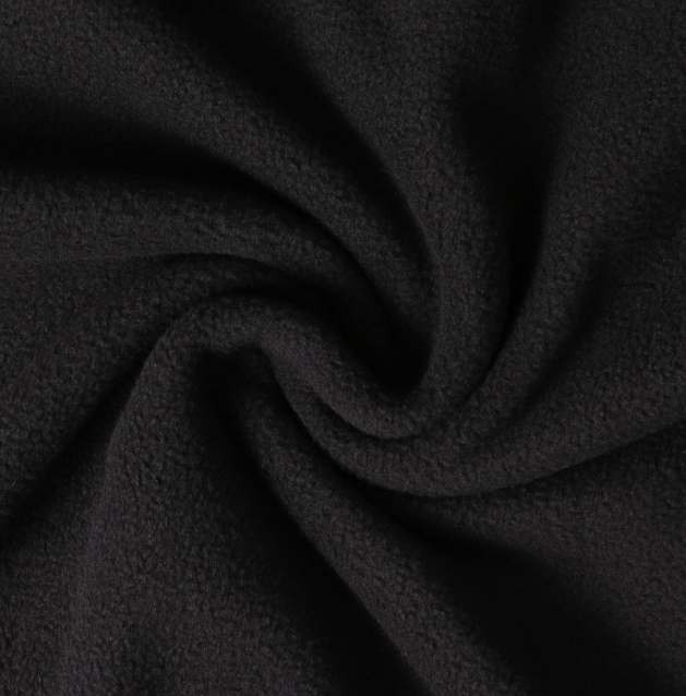 Coupon 1mx70cm polaire noire