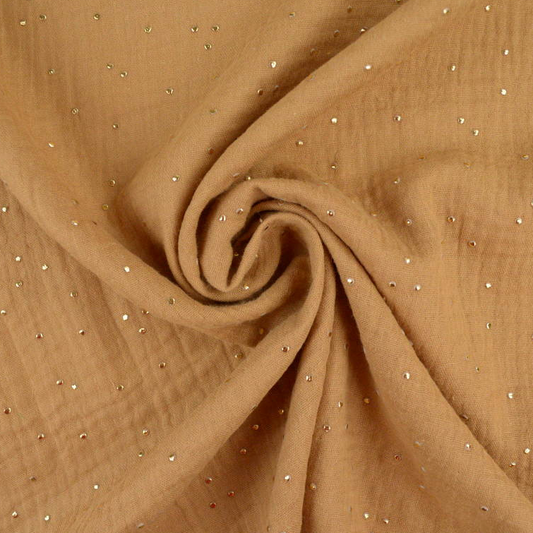 Gaze camel doré