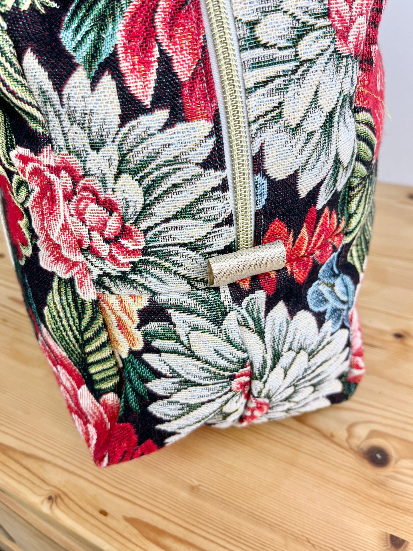 Hélène the floral jacquard changing bag