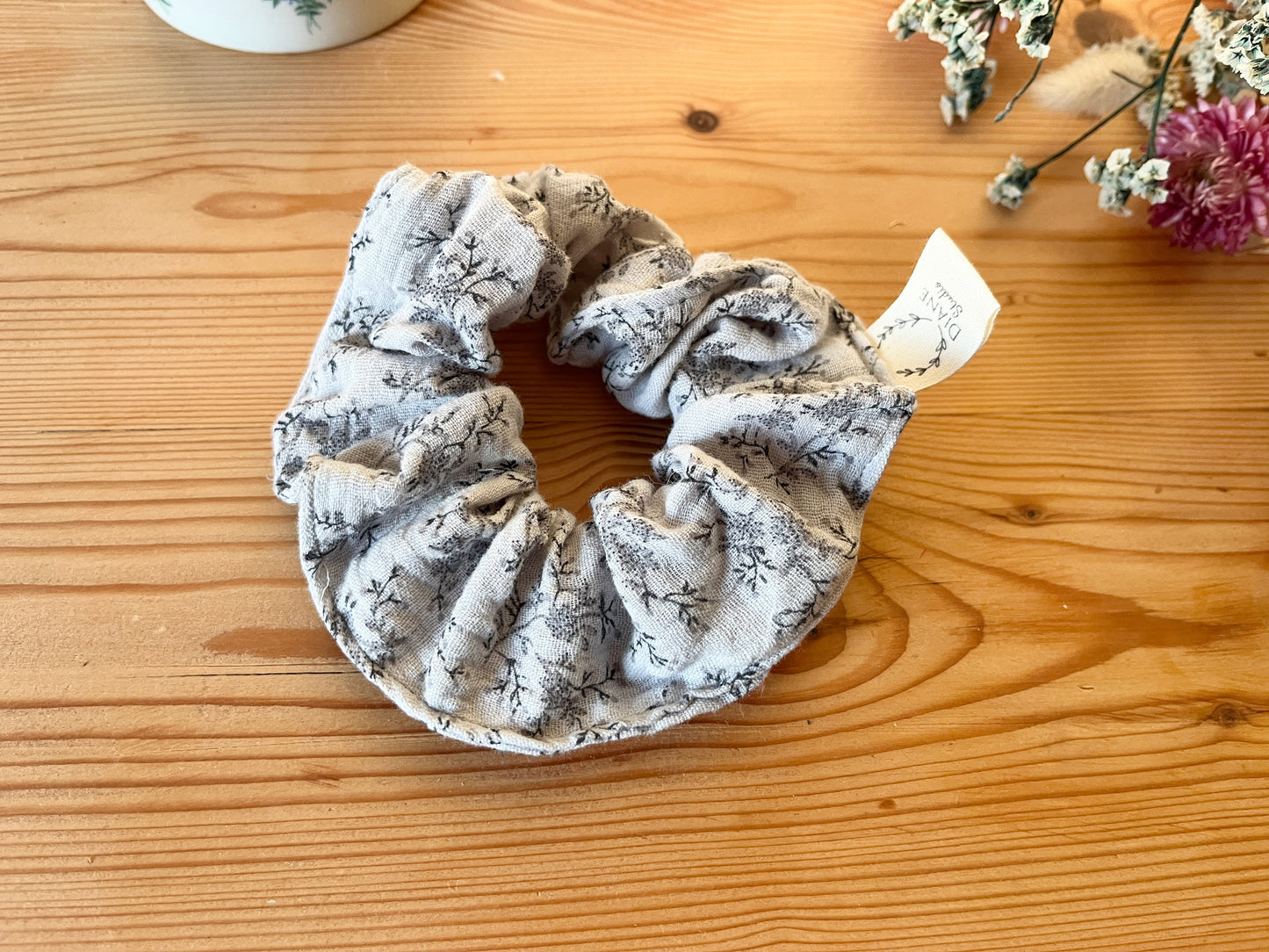 Liberty of London floral gauze scrunchie