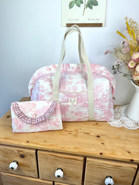 Ensemble Sac Chloé et matelas à langer personnalisables