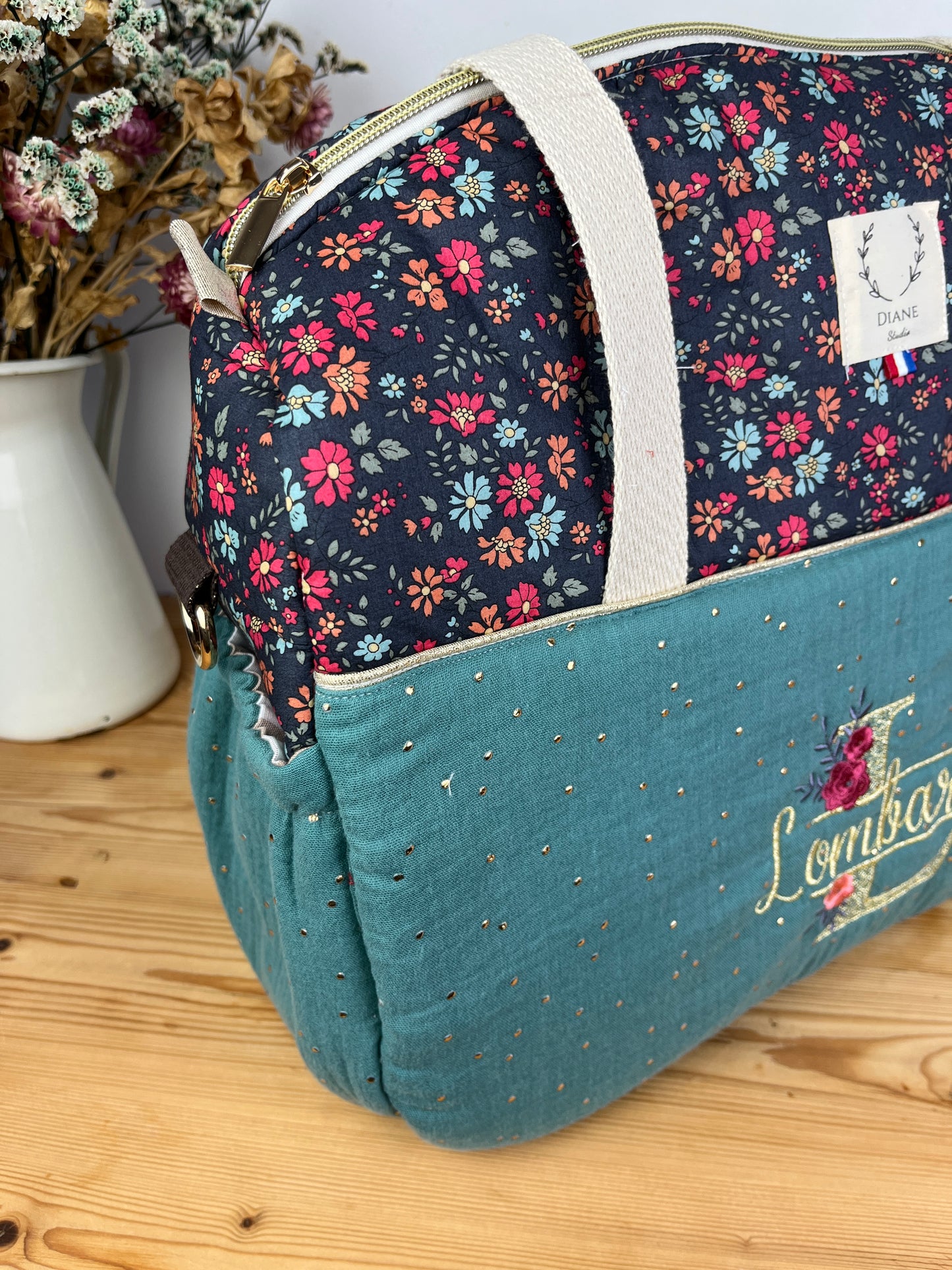 Set includes: diaper bag, toiletry bag, and beauty bag