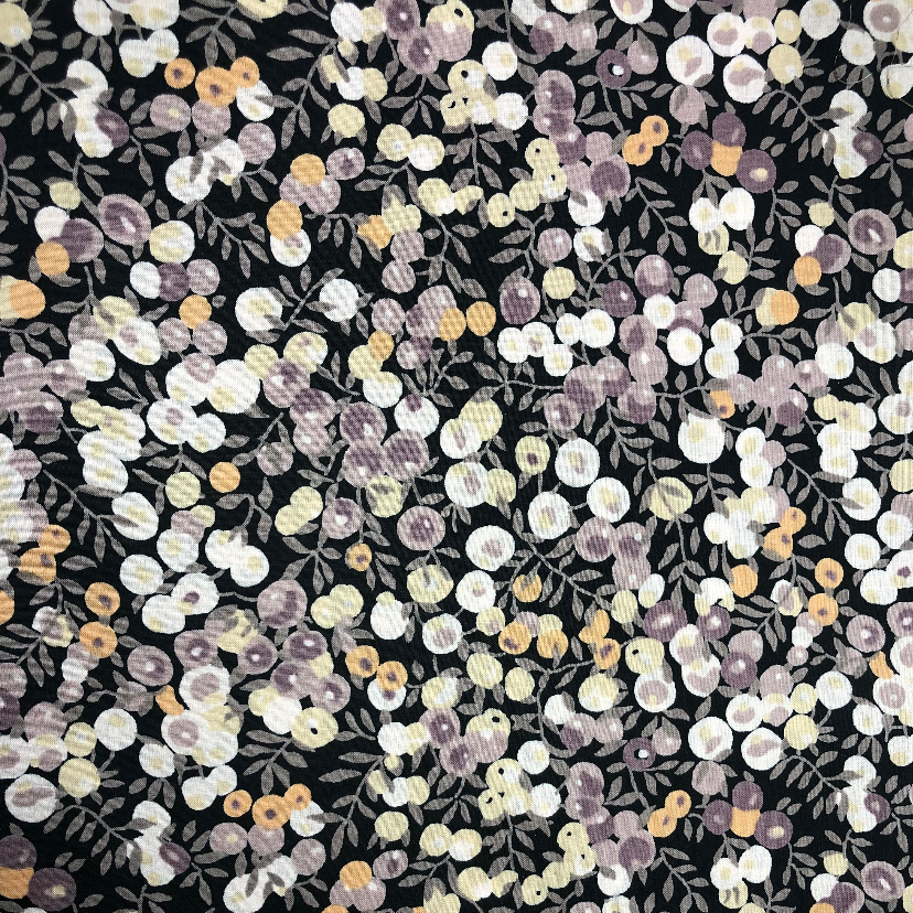 Coupon 50cmx50cmLiberty exclusif wiltshire noir