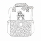 The customizable Angélique embroidered backpack