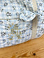 Sac Louison initiale dentelle tissus au choix