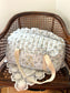 Sac Louison initiale dentelle tissus au choix