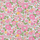 Coupon 55cm Liberty classique Betsy rose et orange fluo