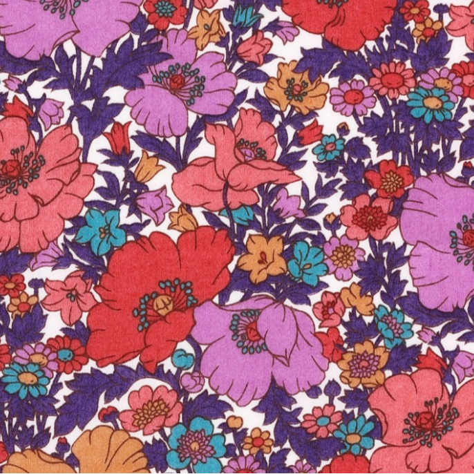 Coupon de 1m x 50cm Liberty of London Meadow song dusk