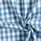 COupon 1m35x1m Vichy bleu indigo grands carreaux