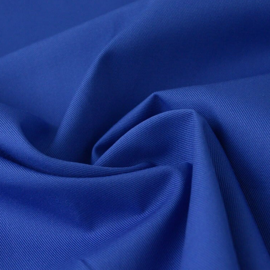 Royal blue gabardine - France