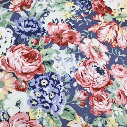 Roses fond bleu - série limitée
