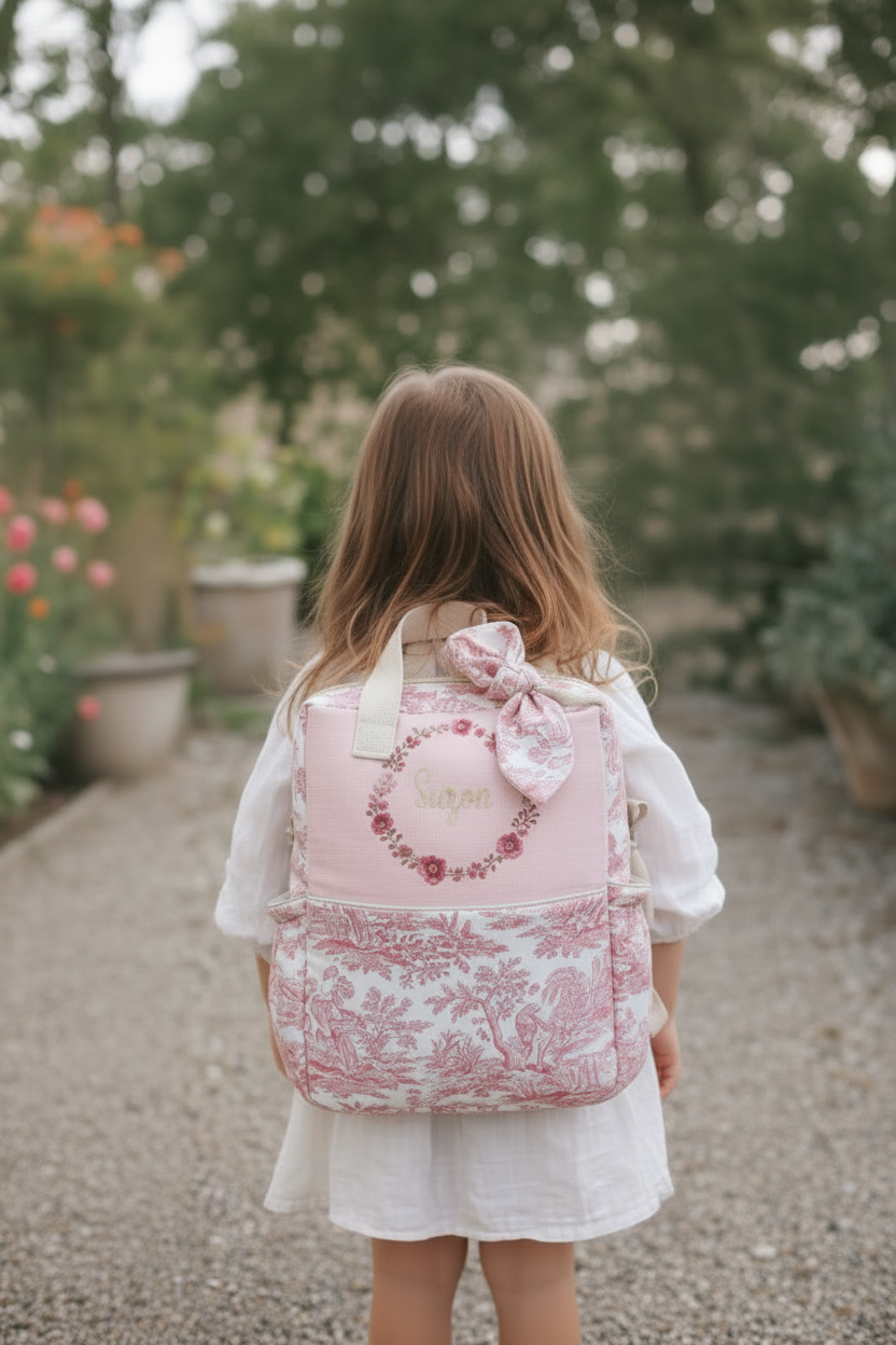 The Ombeline children's backpack is 100% customizable.