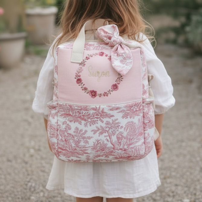 The Ombeline children's backpack is 100% customizable.