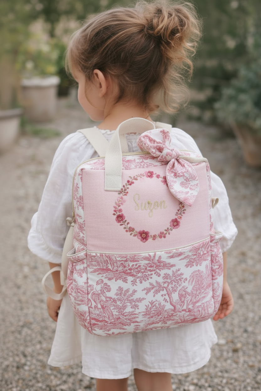 The Ombeline children's backpack is 100% customizable.
