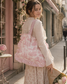 The small ruffled tote bag is 100% customizable.
