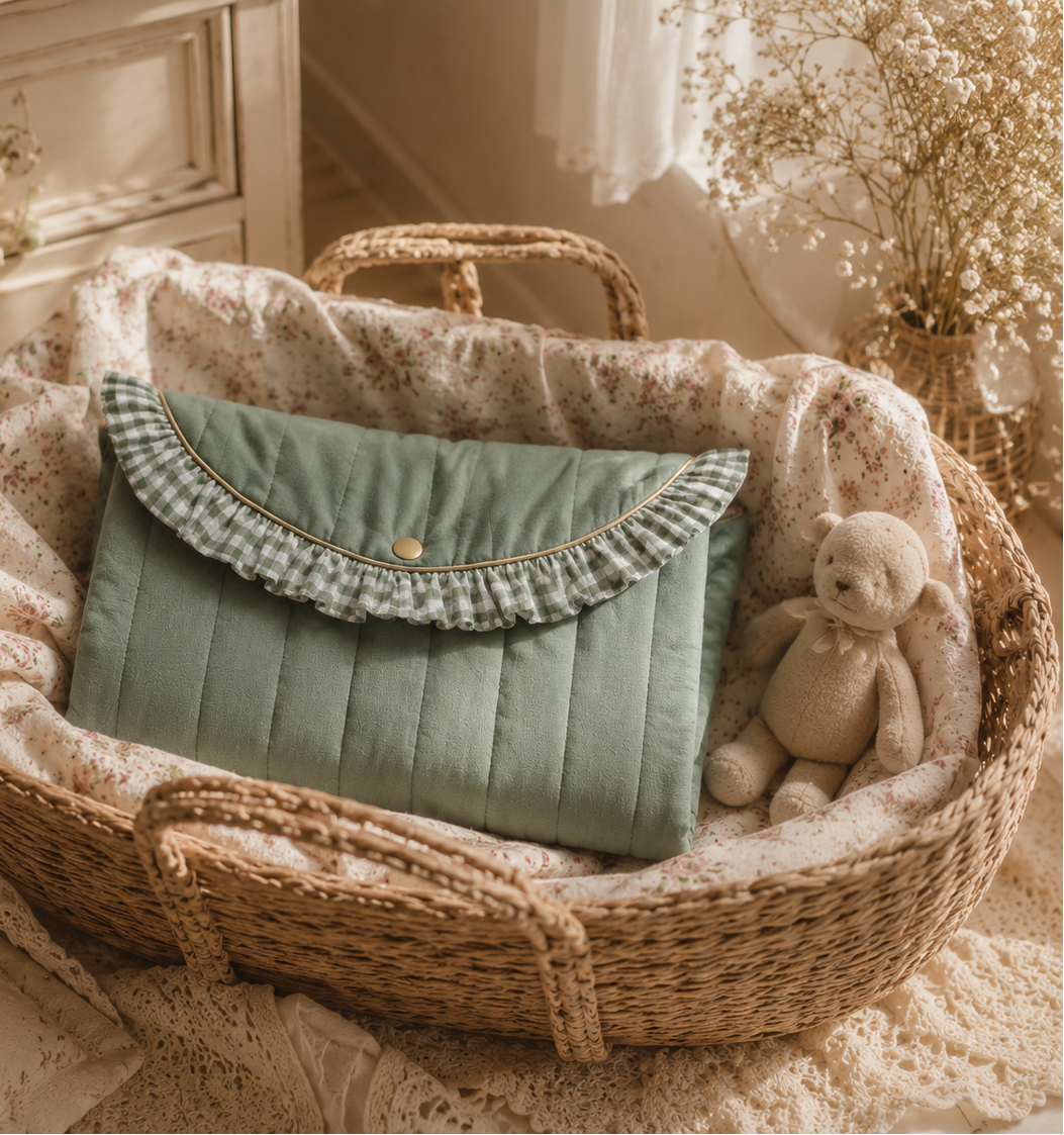 Ensemble : sac Isaé et matelas à langer