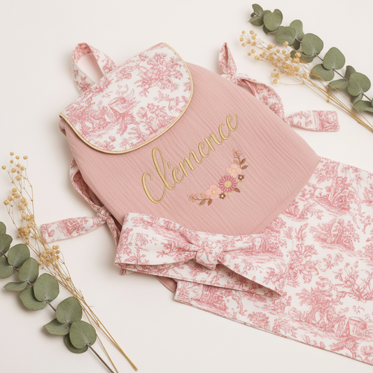 Ensemble : sac à dos Eglantine et bandeau