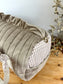 Sac Louison velours et vichy galet personnalisable