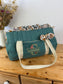 Louison the children's duffel bag with initial lace