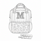 The customizable Angélique embroidered backpack