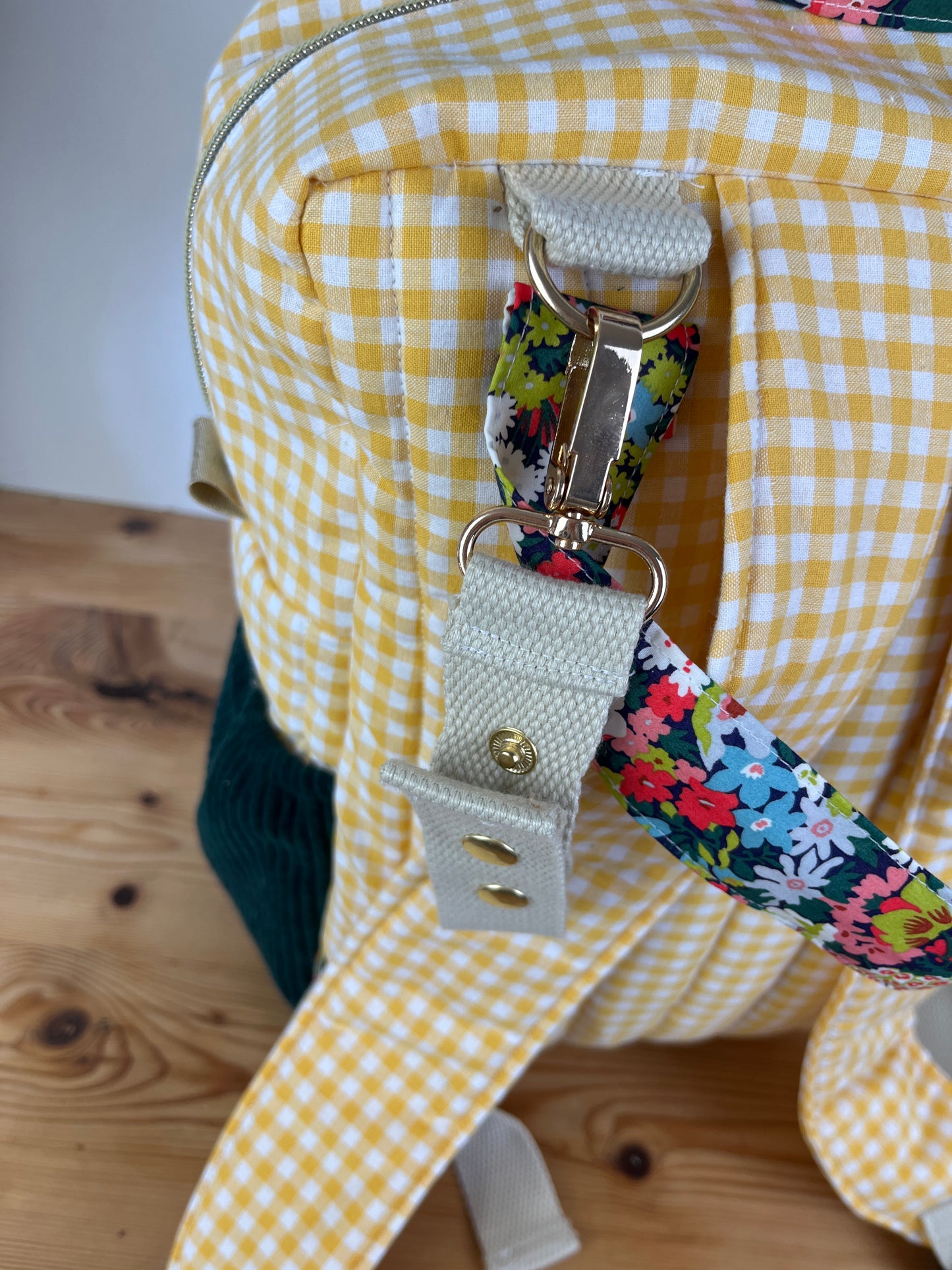 The customizable Angélique embroidered backpack