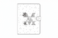 Mahé the notebook cover initial flower