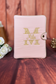 Mahé the notebook cover initial flower