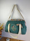 Louison the children's duffel bag with initial lace