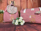 Set: Eglantine duffel bag and backpack with initial lace