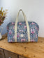 Ruffled bag and pouch set - made to order
