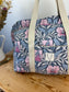 Ruffled bag and pouch set - made to order