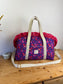 The 100% customizable ruffled diaper bag