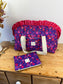 The 100% customizable ruffled diaper bag