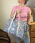 Ruffled bag and pouch set - made to order