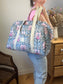 The 100% customizable ruffled diaper bag