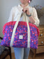 The 100% customizable ruffled diaper bag
