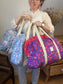 The 100% customizable ruffled diaper bag
