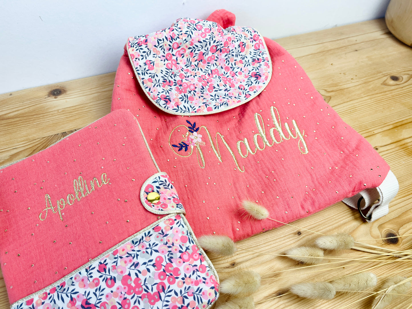 Eglantine notebook and bag set