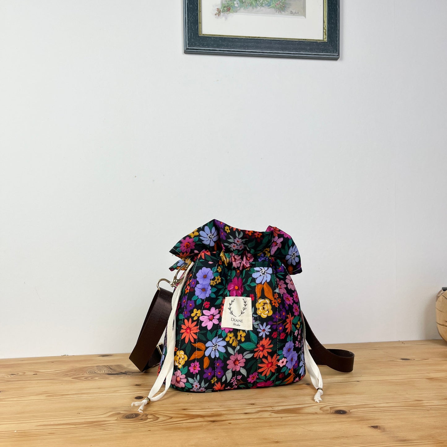 The Louise bucket bag is 100% customizable