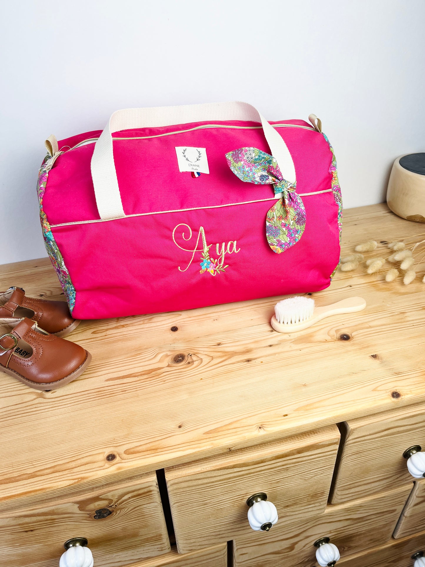 Sac Louison adulte initiale florale