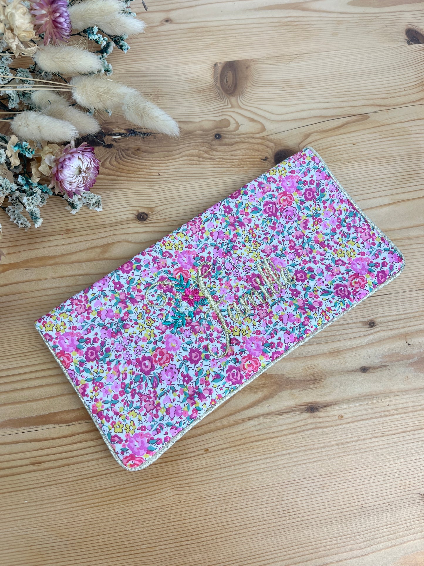 100% customizable embroidered family record book cover
