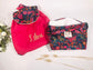 Set: Eglantine neck warmer and backpack 
