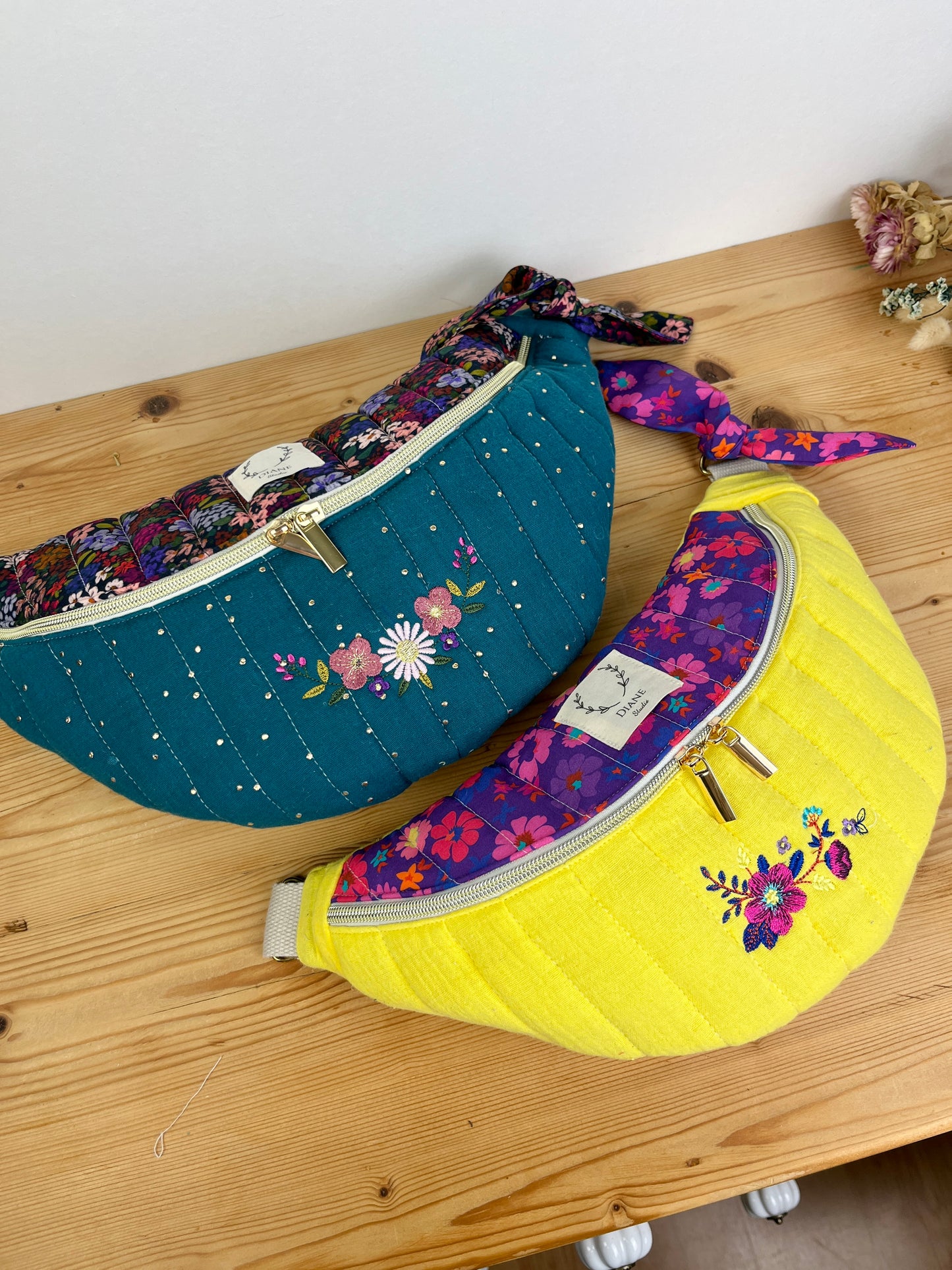 The embroidered fanny pack - made to order