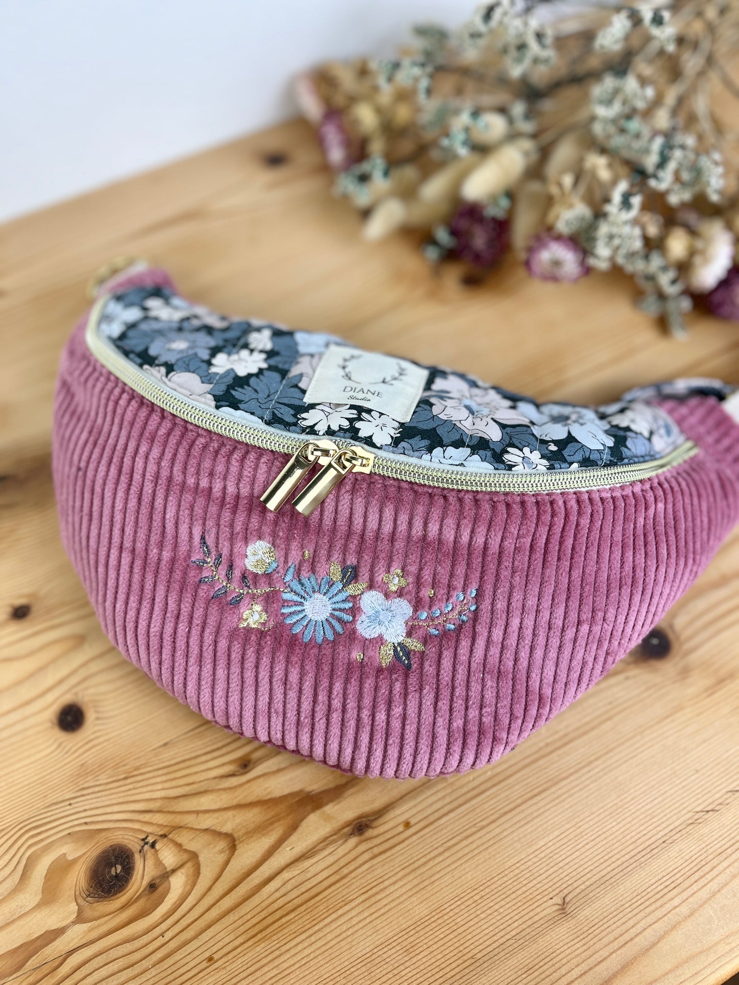 The embroidered fanny pack - made to order