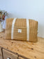 Hélène the camel and gold diaper bag
