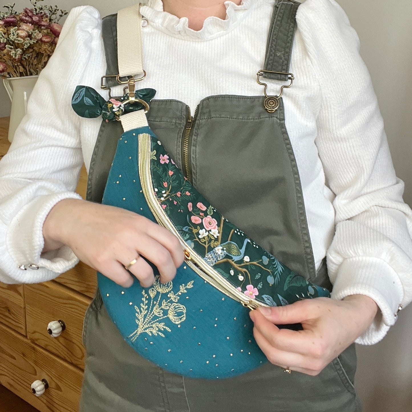 The embroidered fanny pack - made to order