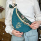 The embroidered fanny pack - made to order