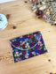 The purple flower wallet